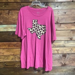 Leopard Texas Tee